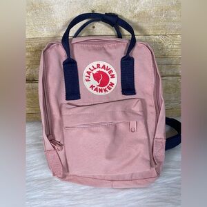 FJALLRAVEN Pink Kanken Mini  Backpack Bag Pink RN 132540 Swedish